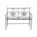 Bench DKD Home Decor Black Multicolour Metal Ceramic Ironwork Mosaic 111 x 54 x 88 cm (111 x 54 x 88 cm)