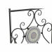 Bench DKD Home Decor Black Multicolour Metal Ceramic Ironwork Mosaic 111 x 54 x 88 cm (111 x 54 x 88 cm)