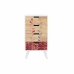 Ladenkast DKD Home Decor Wit Kastanjebruin Natuurlijk Rubberwood Paulownia hout 40 x 30 x 78 cm