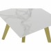 Consola DKD Home Decor Branco Dourado Metal Cerâmica 60 x 60 x 48 cm