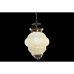 Lampadario DKD Home Decor Bianco Metallo Cristallo 25 W 23 x 23 x 33 cm