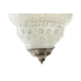 Ceiling Light DKD Home Decor White Metal Crystal 25 W 23 x 23 x 33 cm