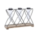 Vrč DKD Home Decor Smeđa Crna Providan Metal Kristal Paulovnija 36,5 x 11,5 x 23,5 cm