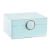 Casetă de Bijuterii DKD Home Decor Verde Lemn MDF 23 x 17 x 10 cm