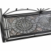 Banc DKD Home Decor Noir Multicouleur Céramique Forge Mosaïque 111 x 54 x 88 cm (111 x 54 x 88 cm)