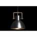 Loftslampe DKD Home Decor Brun Sølvfarvet Jern Mangotræ 50 W 40 x 40 x 47 cm