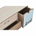 Caja-Joyero DKD Home Decor Marrón Turquesa Madera 34 x 13 x 16 cm