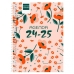 Agenda Finocam COOL 8º SVH FLORAL Multicolor Salmão 1/8 12 x 16,4 cm 2024-2025