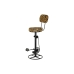 Tabouret DKD Home Decor Marron Noir Cuir Métal 42 x 48 x 116 cm