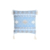 Blazina DKD Home Decor Modra Bela 40 x 15 x 40 cm