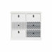 Chest of drawers DKD Home Decor White Grey Paolownia wood 68 x 25 x 62 cm