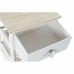 Cassettiera DKD Home Decor Bianco Naturale vimini Legno di paulownia 40 x 29 x 42,5 cm