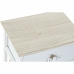 Cajonera DKD Home Decor Blanco Natural Mimbre Madera de Paulonia 40 x 29 x 42,5 cm