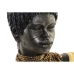 Figură Decorativă DKD Home Decor Negru Bej Colonial Africană African 26 x 20 x 42 cm (2 Unități)