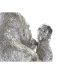 Statua Decorativa DKD Home Decor Argentato Coloniale Gorilla 38,5 x 33 x 43,5 cm