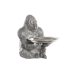 Okrasna Figura DKD Home Decor Srebrna Kolonialno Gorila 38 x 55 x 52 cm