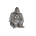 Dekoratív Figura DKD Home Decor Ezüst színű Gyarmati Gorilla 46 x 40 x 61 cm