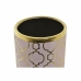 Vaso DKD Home Decor Cor de Rosa Dourado Porcelana Oriental Cromado 14 x 14 x 32 cm