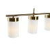 Plafondlamp DKD Home Decor Wit Gouden Metaal Kristal 60 x 15 x 25 cm