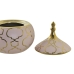 Guarda-Joias DKD Home Decor Cor de Rosa Dourado Porcelana 14 x 14 x 17 cm