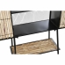 Buffet DKD Home Decor Noir Naturel Métal 65 x 35 x 130,5 cm