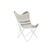 Poltrona da giardino DKD Home Decor Bianco Grigio 74 x 65 x 90 cm