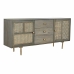 Credenza DKD Home Decor Grigio Naturale Legno di mango Legno MDF 160 x 40 x 75 cm