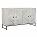 Skænk DKD Home Decor Hvid Metal Mangotræ 155 x 40 x 85 cm