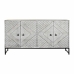 Skänk DKD Home Decor Vit Metall Mangoträ 155 x 40 x 85 cm