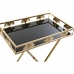 Console DKD Home Decor Dorato Metallo Cristallo 56 x 36 x 71 cm (2 Unità)