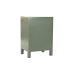 Mesa de Cabeceira DKD Home Decor Branco Verde Dourado Metal Abeto Madeira de abeto Madeira MDF 45 x 36 x 66 cm