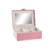 Smykkeskrin DKD Home Decor Pink Træ MDF 23 x 17 x 10 cm