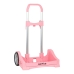 Carrello Safta Rosa chiaro 40 x 85 x 28 cm