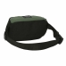 Bolsa de Cintura BlackFit8 Gradient Preto Verde militar 23 x 14 x 9 cm