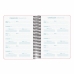 Agenda DOHE DP MEMORY BASIC Cor de Rosa A6 12 x 17 cm 2024-2025