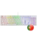 Clavier Mars Gaming MK422 Blanc Qwerty portugais