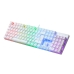 Tastatur Mars Gaming MK422 Hvid Qwerty portugisisk