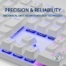 Teclado Mars Gaming MK422 Branco Qwerty português