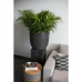 Planter Capi Europe Nature Rib Black Plastic