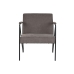 Armchair DKD Home Decor Grey Metal Polyester (64 x 69,5 x 76 cm)