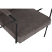 Lenestol DKD Home Decor Grå Metall Polyester (64 x 69,5 x 76 cm)