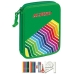 Dubbele etui Alpino UA000113 Groen Multicolour 32 Onderdelen