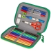 Dubbele etui Alpino UA000113 Groen Multicolour 32 Onderdelen