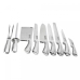 Messen Set Royalty Line Zilverkleurig Roestvrij staal 21 x 41 x 1 cm