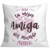 Almofada Roymart PARA LA MEJOR AMIGA DEL MUNDO Branco Cor de Rosa 40 x 40 cm