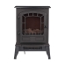 Camino Elettrico Decorativo da Parete Classic Fire Torino Nero 2000 W 56,5 x 24 x 38 cm