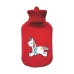 Borsa Acqua Calda EDM 76778 Rosso Unicorno Lana 2 L Plastica