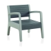 Garden furniture SP Berner Miami Tumman harmaa 62 x 66 x 35 cm 72 x 66 x 63,5 cm 120 x 48 x 69 cm