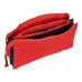 Astuccio Scuola RFEF Rosso Azzurro (22 x 12 x 3 cm)