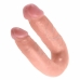 Vibrador U-Shaped Duplo Médio Cor de Pele Pipedream King Cock